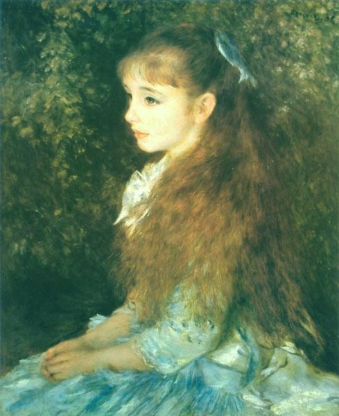 Pierre-Auguste Renoir Photo of painting Mlle. Irene Cahen d'Anvers. Spain oil painting art